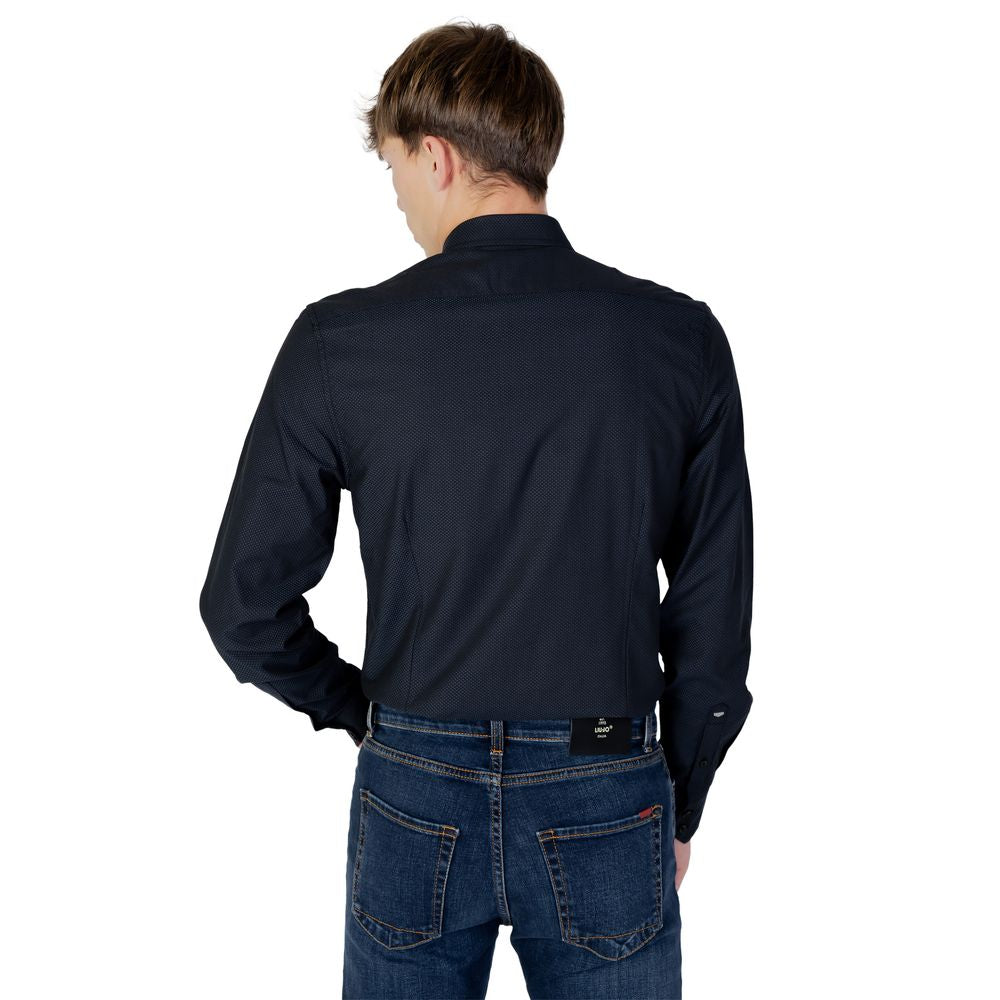 Antony Morato blue cotton shirt